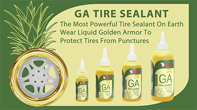 The Most Powerful Liquid Golden Armor Sealant To Protect Tires From Punctures