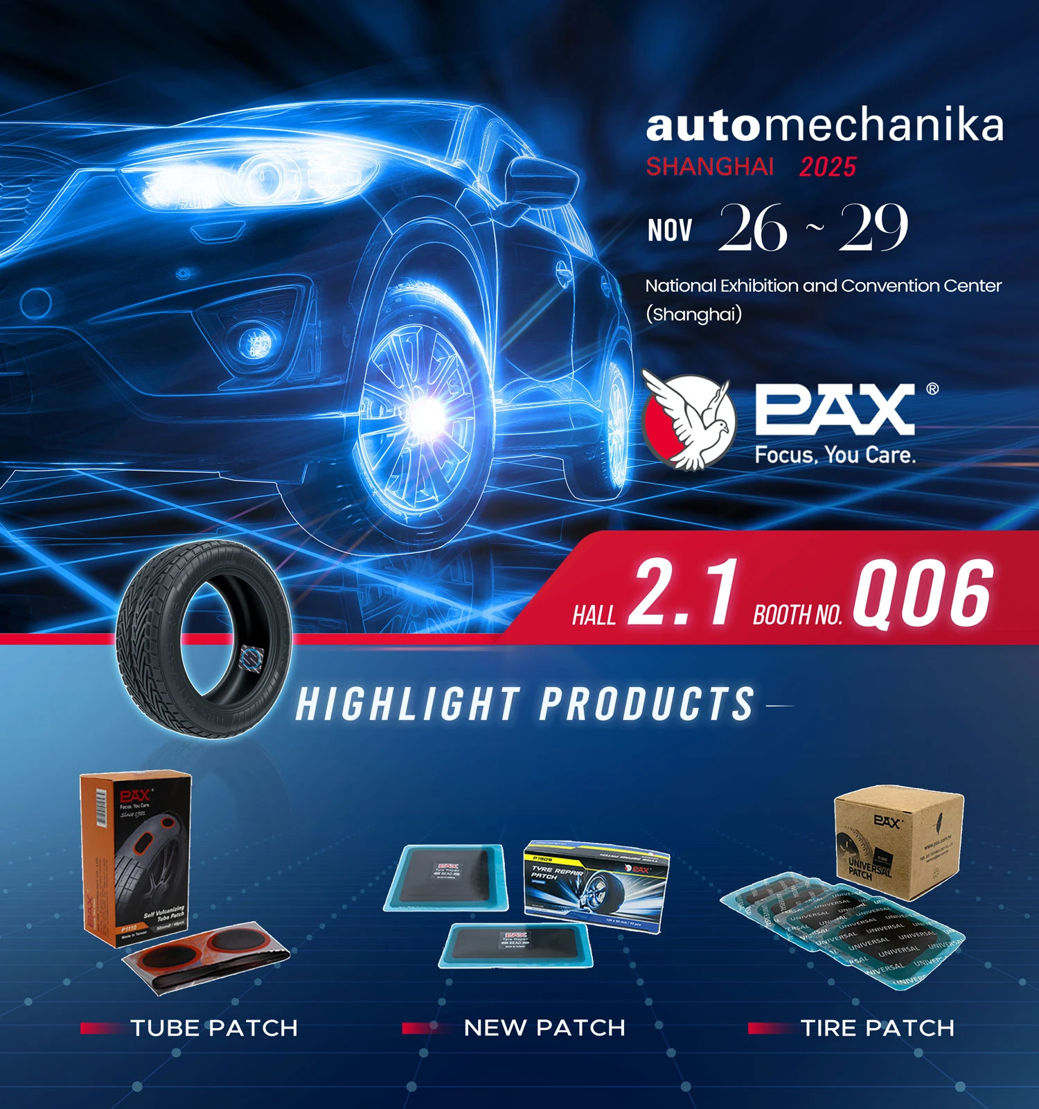 YEE JEE TECHNOLOGY CO., LTD | 2025 Automechanika Shanghai | Innovative Tire Repair Solutions